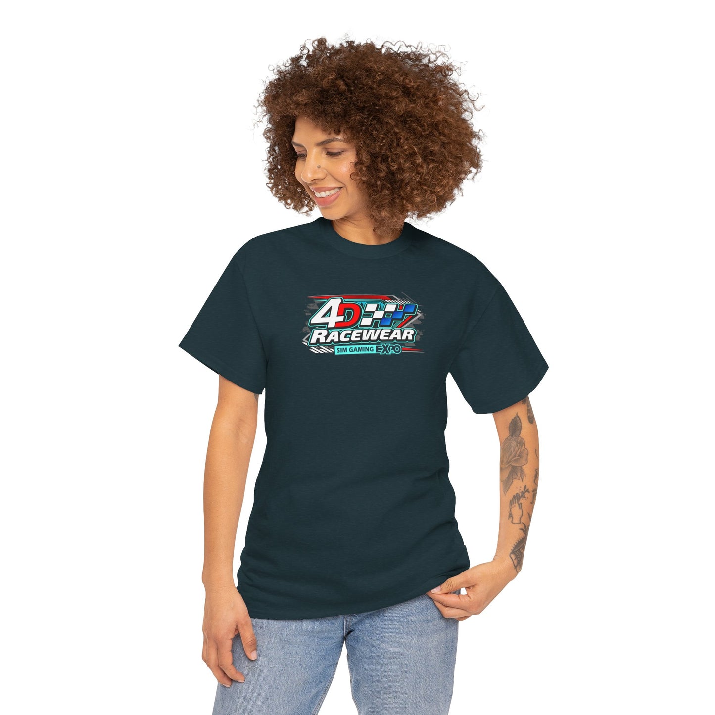 Unisex Heavy Cotton Race Tee, Racing Shirt, Motorsport Apparel, Gift for Car Lovers, Racing Event Outfit, Birthday Gift