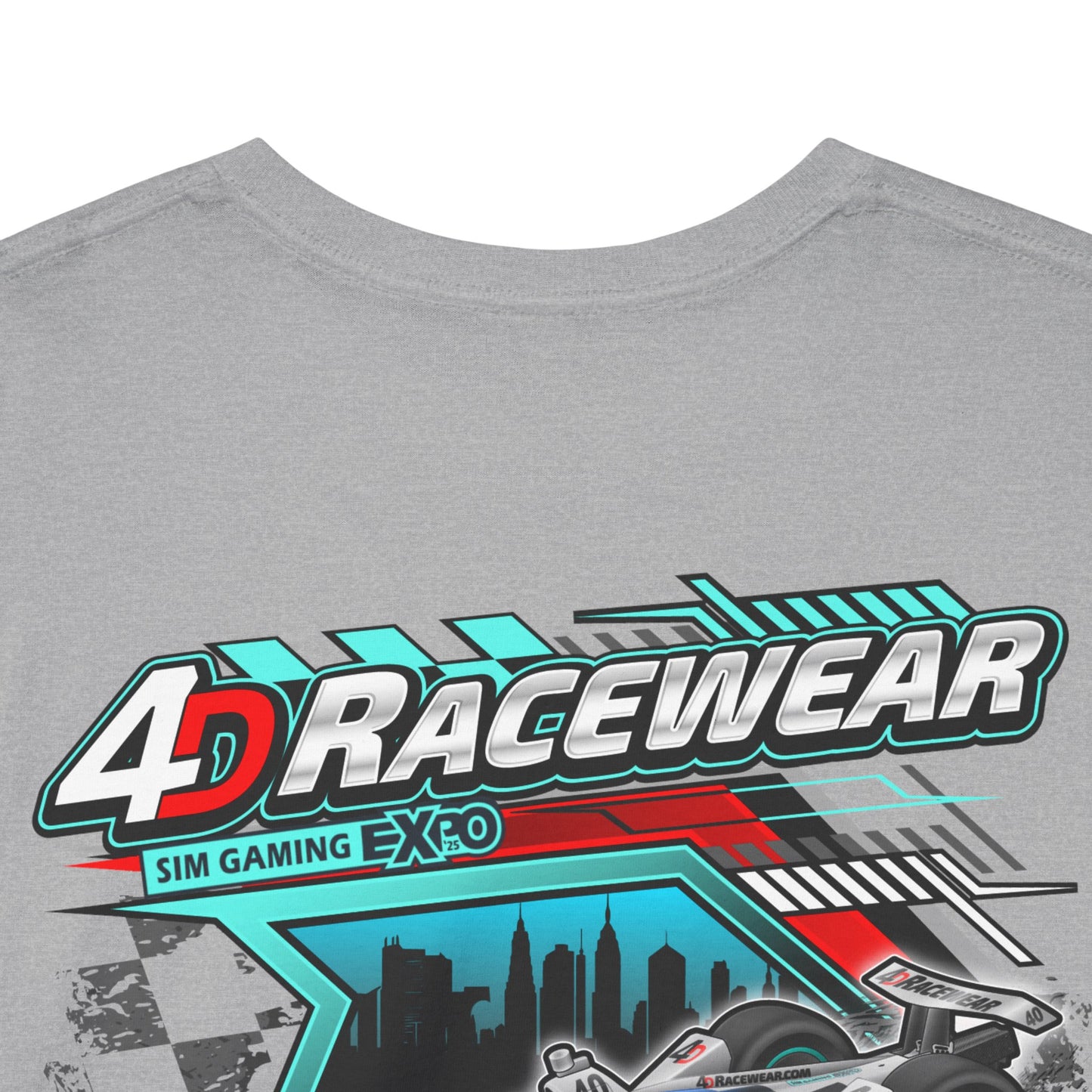 Unisex Heavy Cotton Race Tee, Racing Shirt, Motorsport Apparel, Gift for Car Lovers, Racing Event Outfit, Birthday Gift