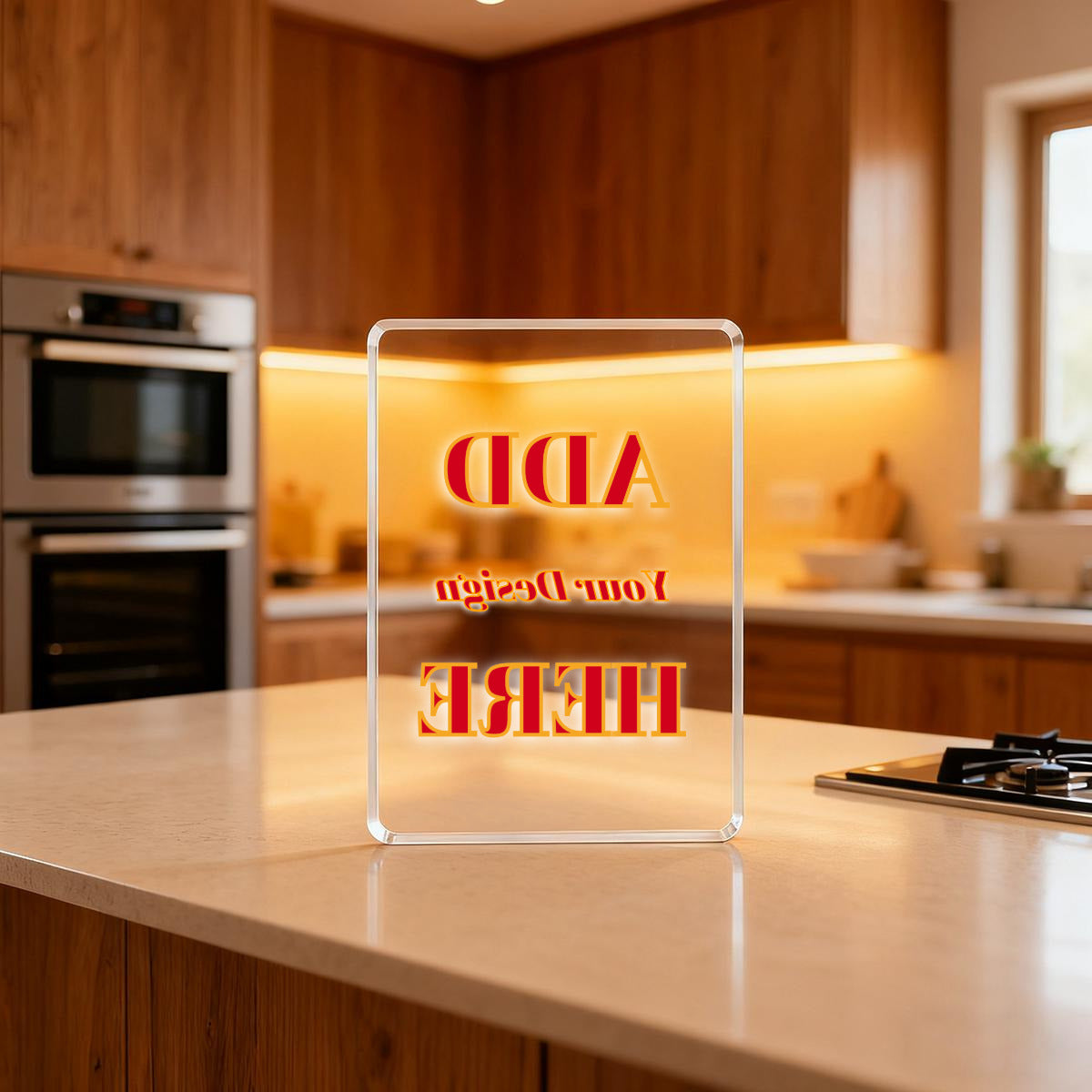 Trophy Acrylic Plaque Vertical Award 5:7 in