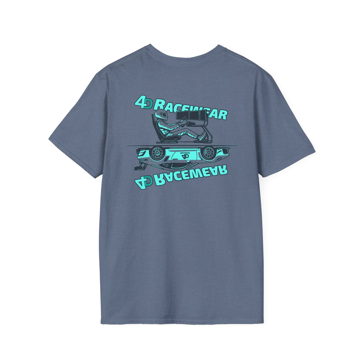 Racing Graphic Tee, Unisex Softstyle T-Shirt for Car Enthusiasts, Casual Wear, Gift for Racing Fans, Automotive Apparel