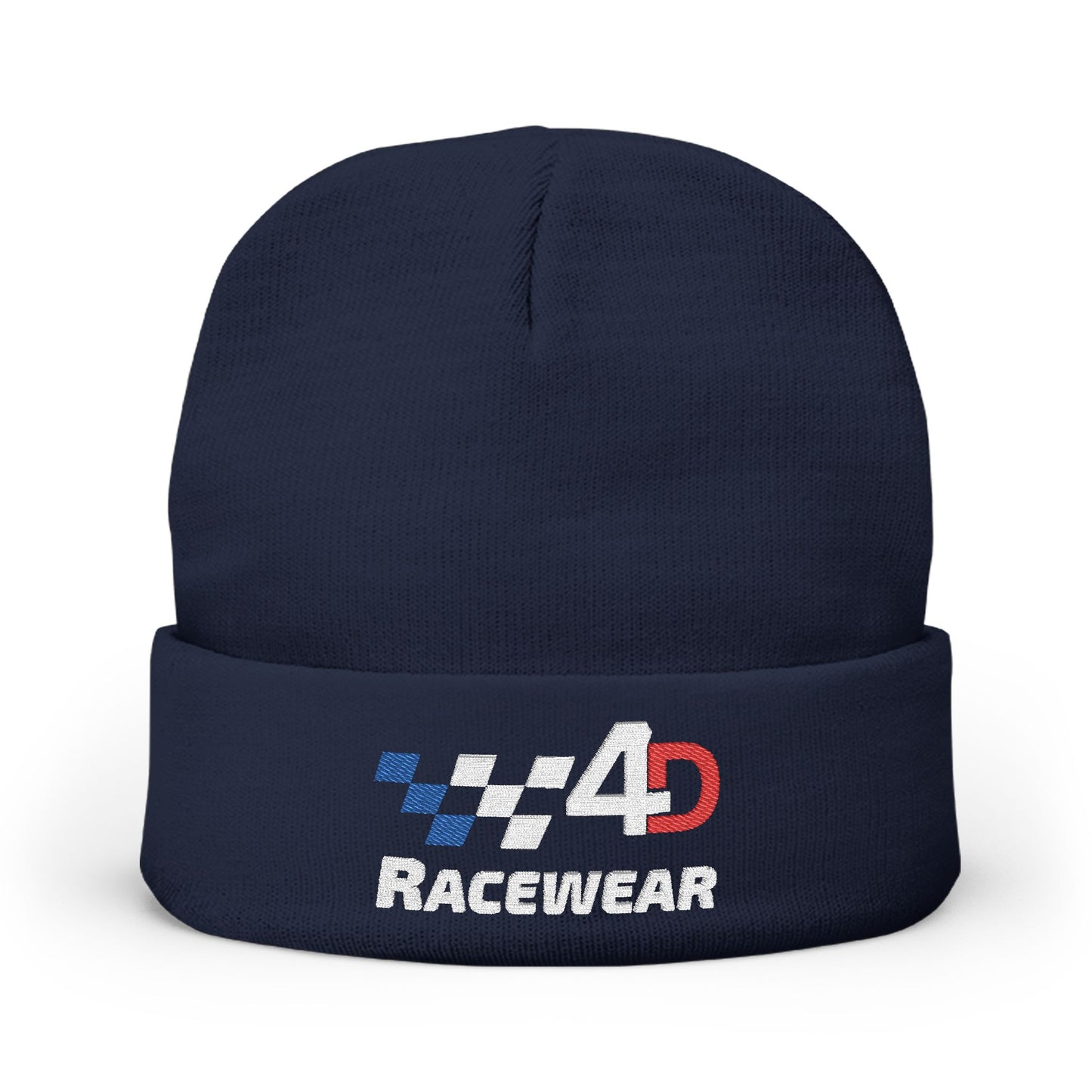 Embroidered Knit Beanie for Race Enthusiasts, Cozy Winter Hat, Personalized Gift, Sports Headwear, Casual Style