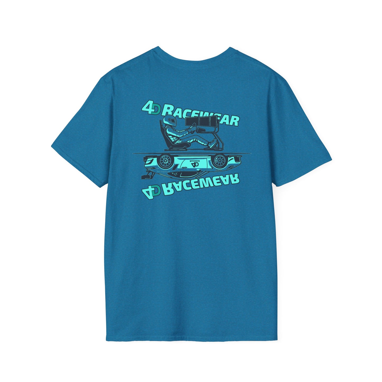 Racing Graphic Tee, Unisex Softstyle T-Shirt for Car Enthusiasts, Casual Wear, Gift for Racing Fans, Automotive Apparel