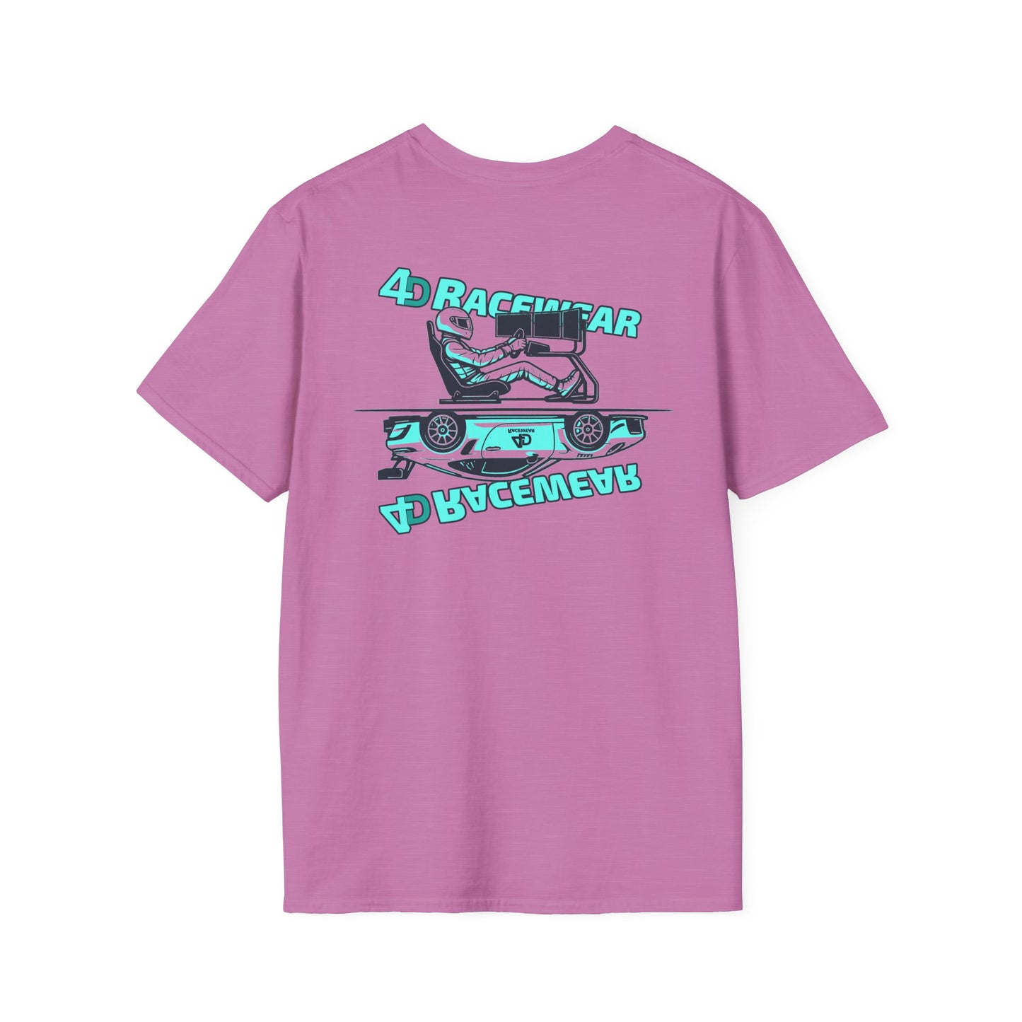 Racing Graphic Tee, Unisex Softstyle T-Shirt for Car Enthusiasts, Casual Wear, Gift for Racing Fans, Automotive Apparel