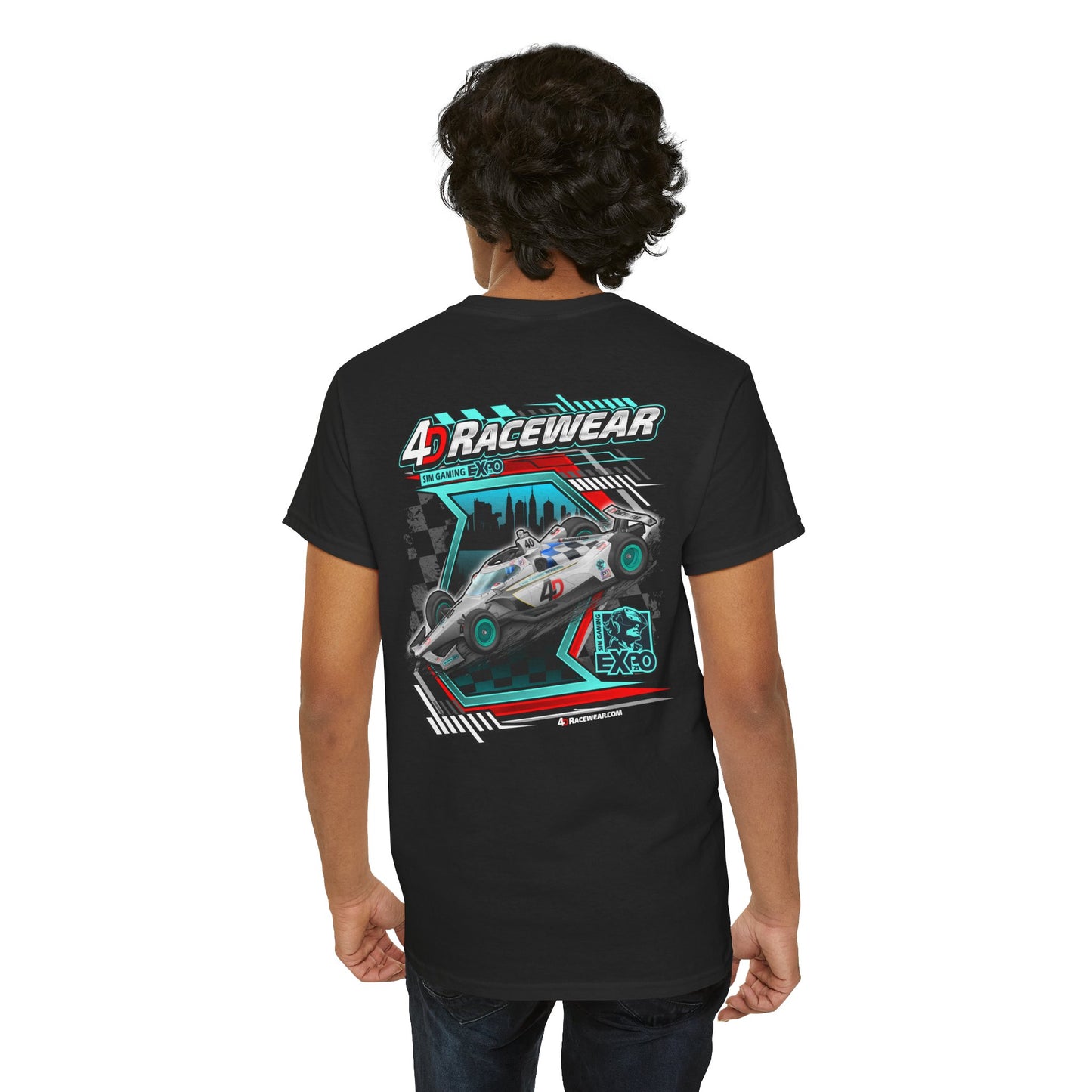 Unisex Heavy Cotton Race Tee, Racing Shirt, Motorsport Apparel, Gift for Car Lovers, Racing Event Outfit, Birthday Gift