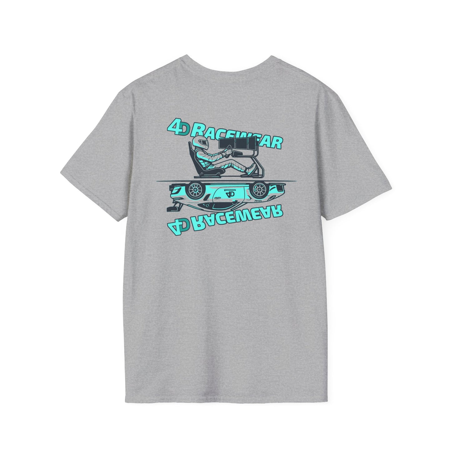 Racing Graphic Tee, Unisex Softstyle T-Shirt for Car Enthusiasts, Casual Wear, Gift for Racing Fans, Automotive Apparel