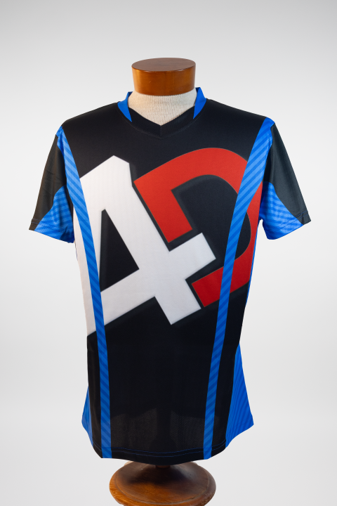 4D Racewear Performance Moisture Wicking Sport Jersey (with Inset Collar)