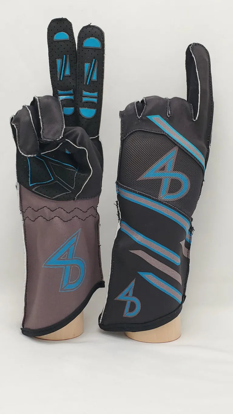 Dakota – Sim Racing Glove – Kart Racing Glove (Black / Blue)