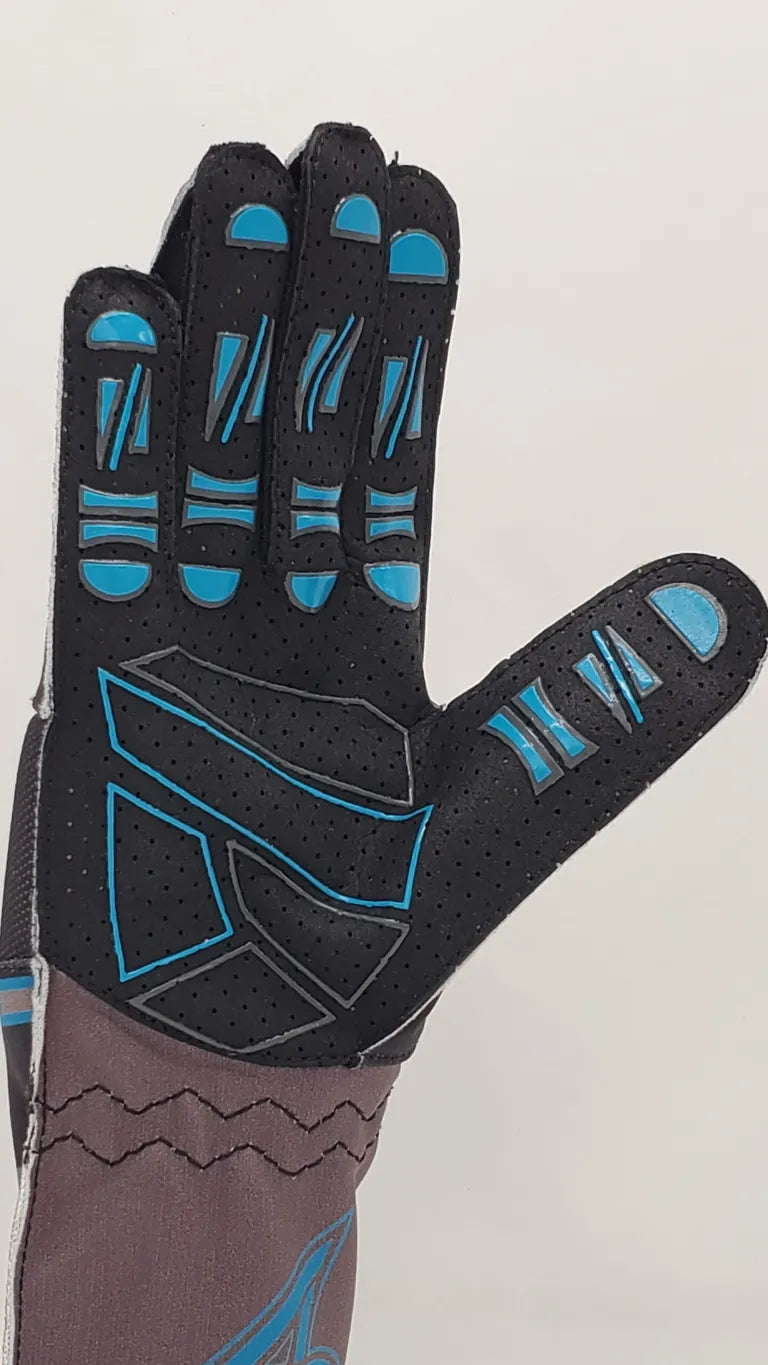 Dakota – Sim Racing Glove – Kart Racing Glove (Black / Blue)