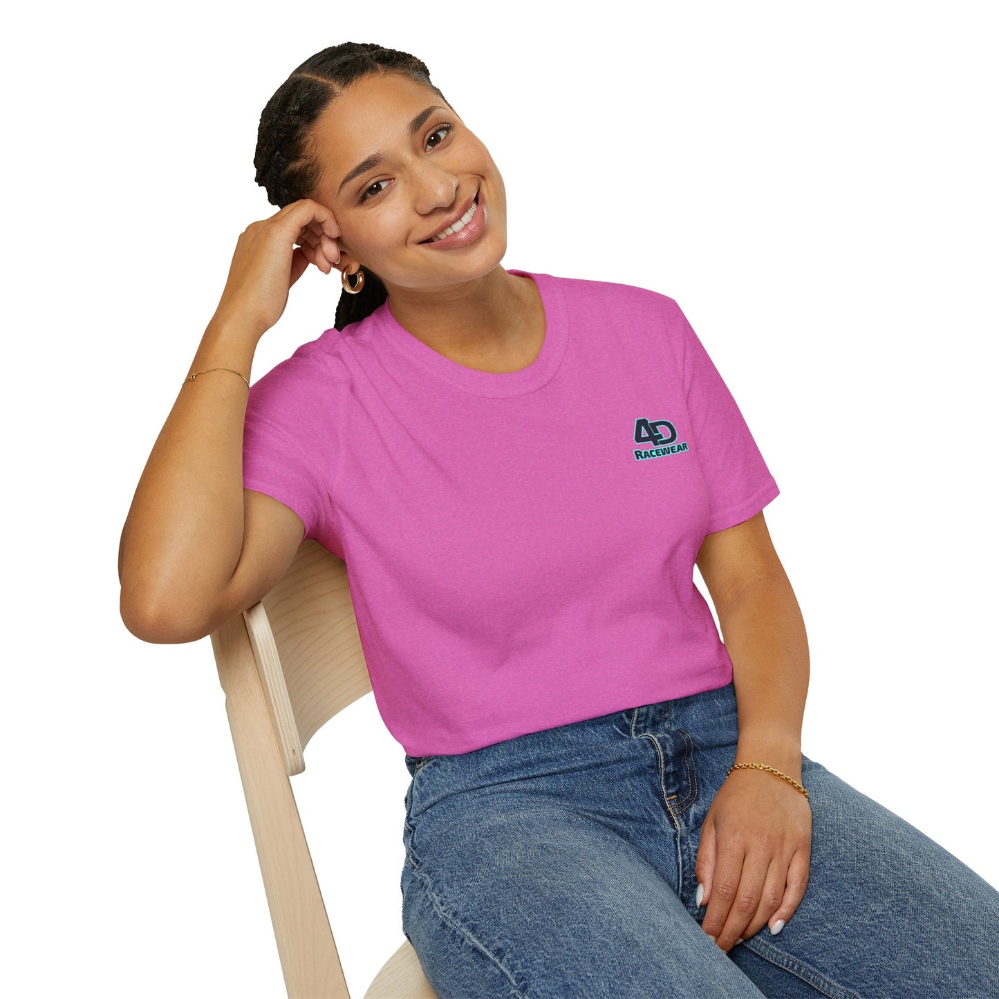 Racing Graphic Tee, Unisex Softstyle T-Shirt for Car Enthusiasts, Casual Wear, Gift for Racing Fans, Automotive Apparel