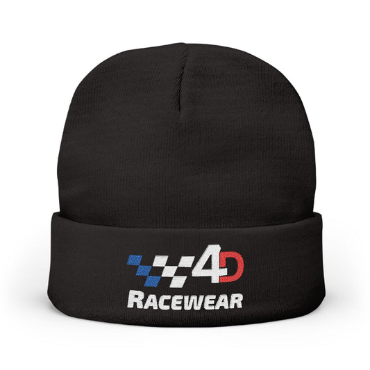 Embroidered Knit Beanie for Race Enthusiasts, Cozy Winter Hat, Personalized Gift, Sports Headwear, Casual Style