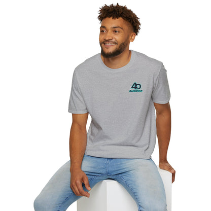 Racing Graphic Tee, Unisex Softstyle T-Shirt for Car Enthusiasts, Casual Wear, Gift for Racing Fans, Automotive Apparel