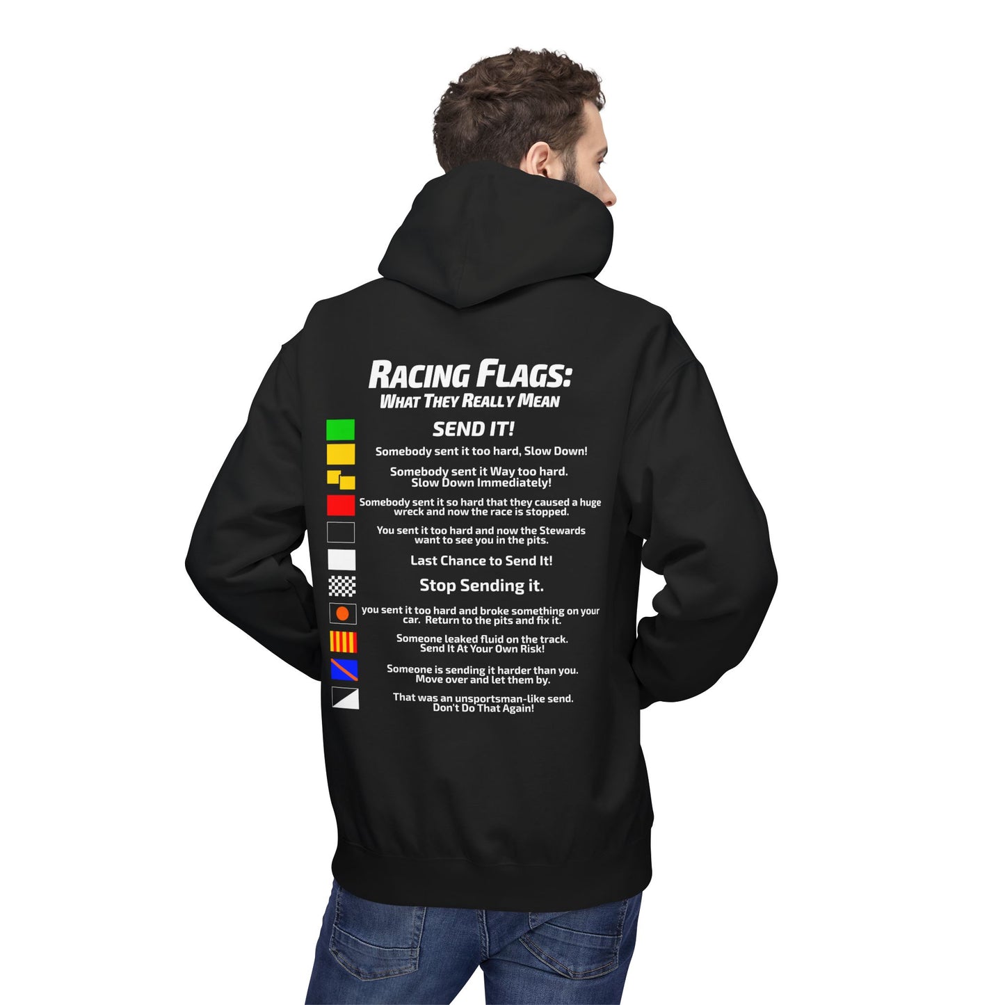 Racing Flags Hoodie — Racing Flags Guide Hooded Sweatshirt