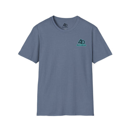 Racing Graphic Tee, Unisex Softstyle T-Shirt for Car Enthusiasts, Casual Wear, Gift for Racing Fans, Automotive Apparel
