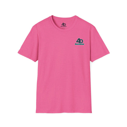 Racing Graphic Tee, Unisex Softstyle T-Shirt for Car Enthusiasts, Casual Wear, Gift for Racing Fans, Automotive Apparel