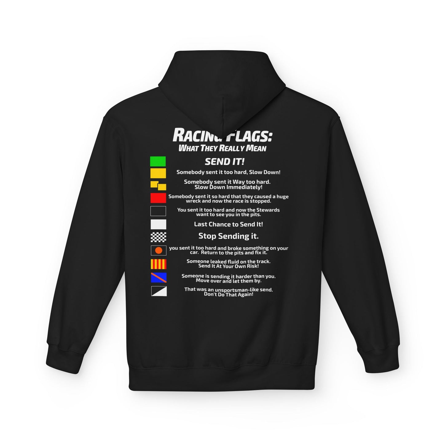 Racing Flags Hoodie — Racing Flags Guide Hooded Sweatshirt
