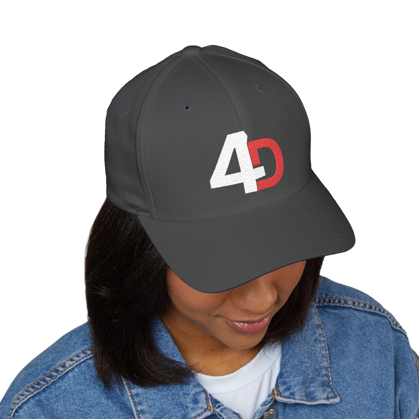 Embroidery Cap with Bold 4D Design | Structured Baseball Hat, Unisex Gift, Sporty Accessory, Casual Outfit, Summer Wear