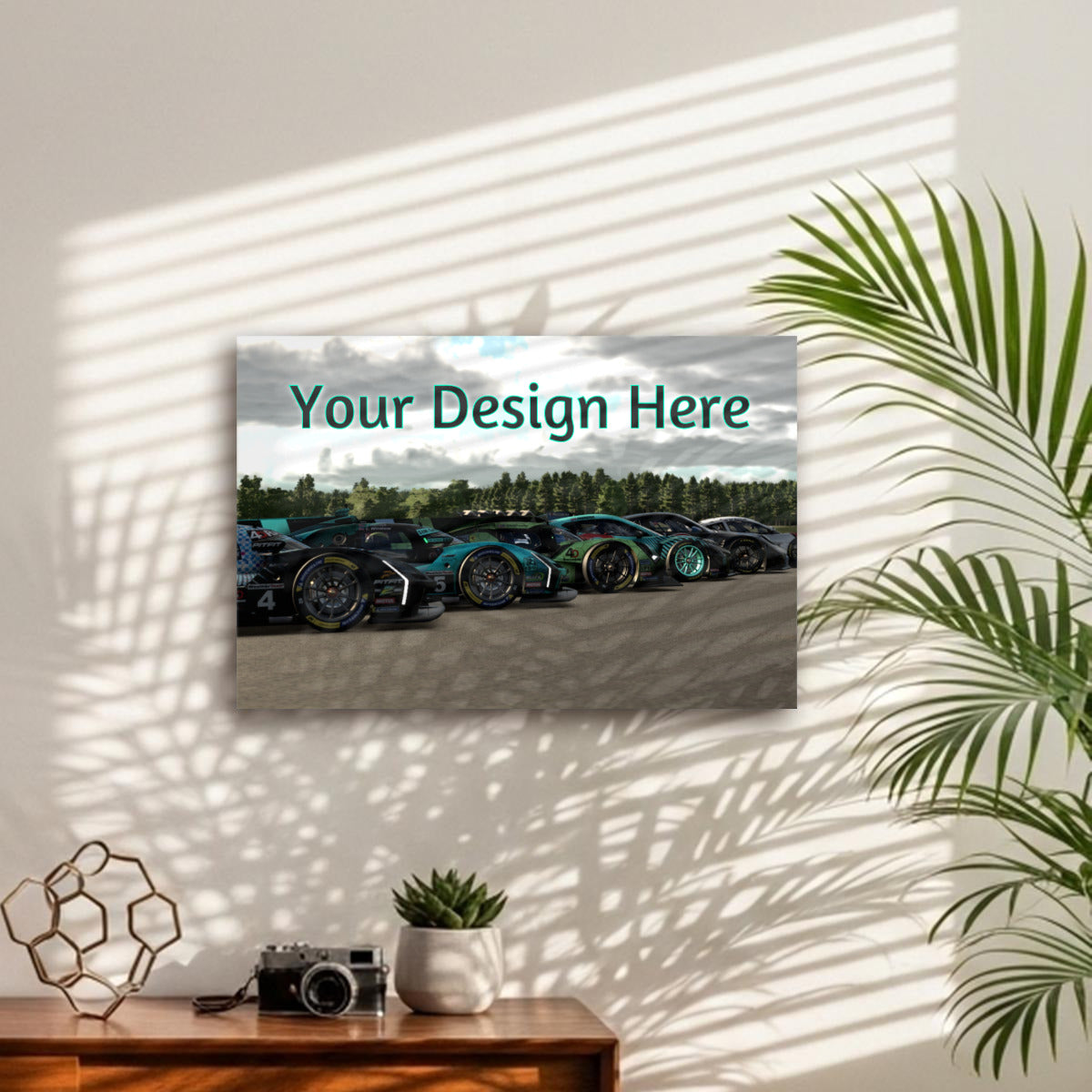 Canvas Wall Art (With Frame) 3:2 format  Racing Livery Artwork  Automotive Art