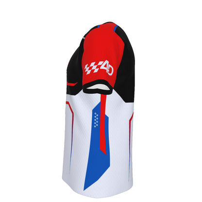 4D Racewear Mid Weight Jersey Black/ White