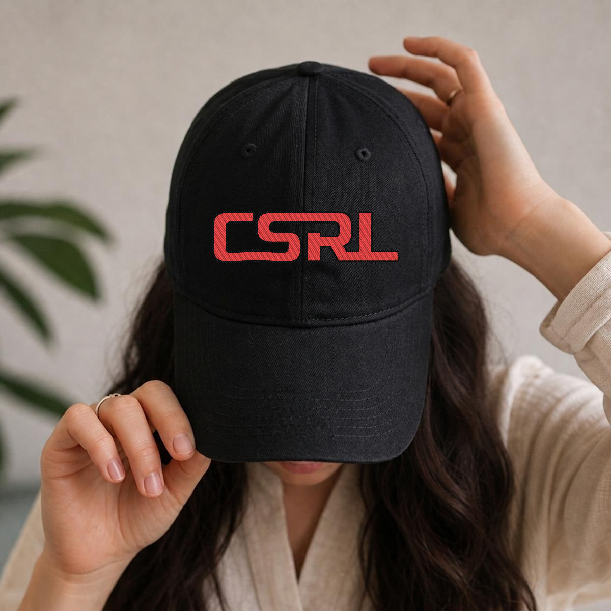 CSRL Embroidered Soft-Crown Flat Cap