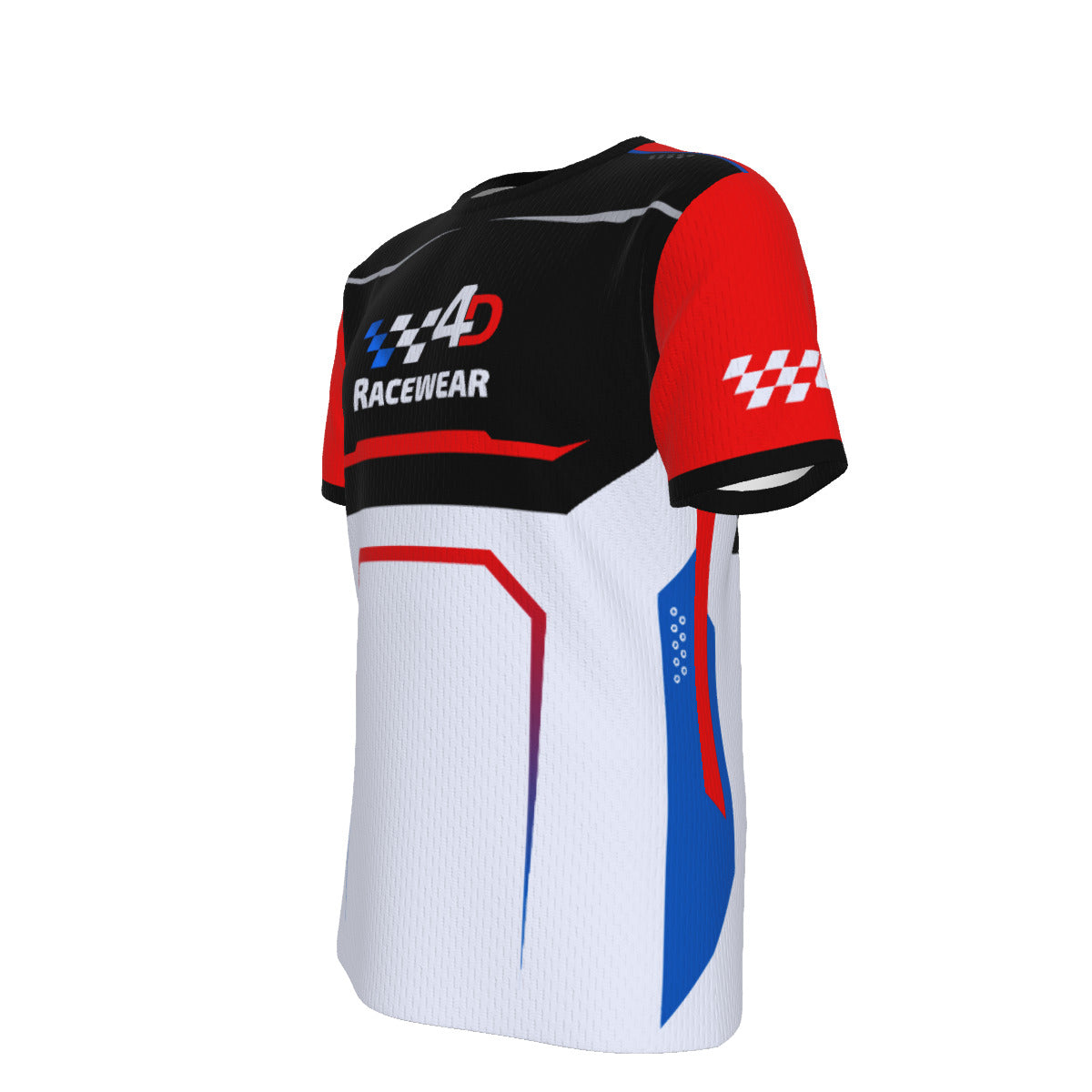 4D Racewear Mid Weight Jersey Black/ White
