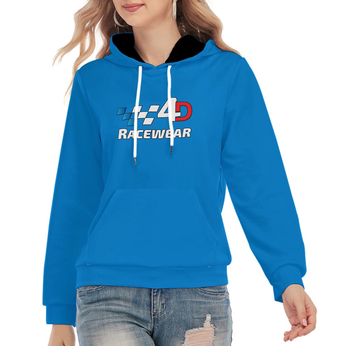 4D Racewear Pullover Hoodie - 100% Cotton 9oz