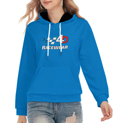 4D Racewear Pullover Hoodie - 100% Cotton 9oz