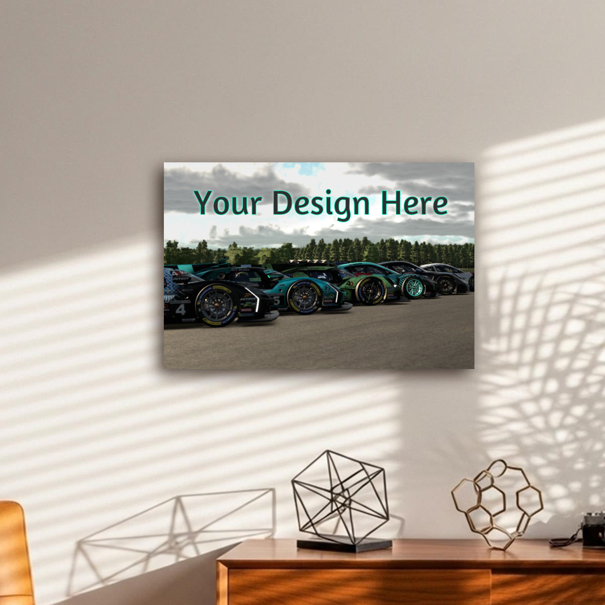 Canvas Wall Art (With Frame) 3:2 format  Racing Livery Artwork  Automotive Art