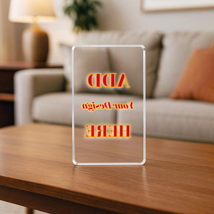 Trophy Acrylic Plaque Vertical Award 3:5 in
