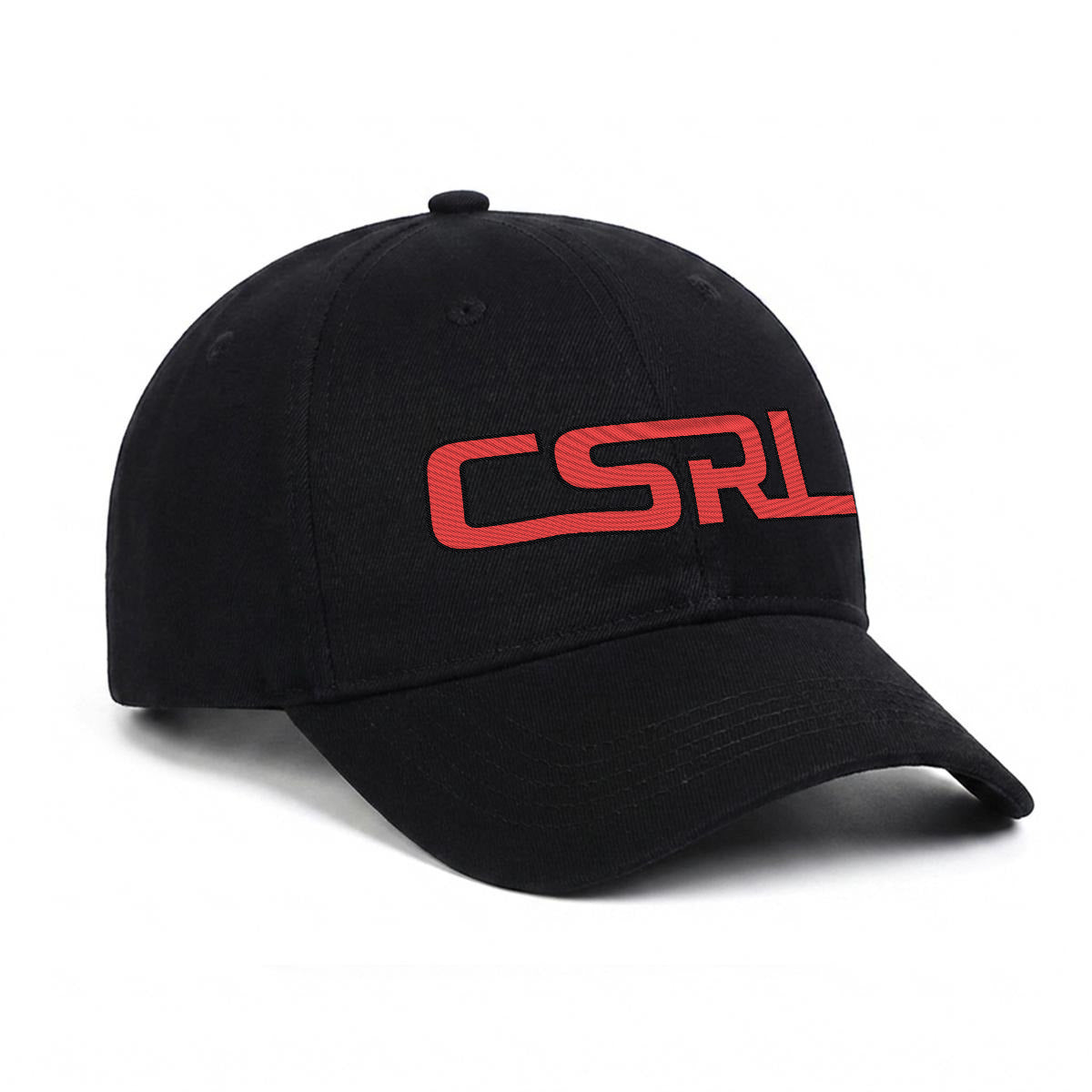 CSRL Embroidered Soft-Crown Flat Cap