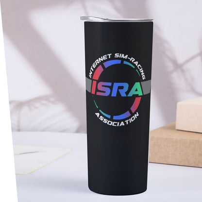 ISRA 20OZ Straight Cup With Sliding Lid - Black