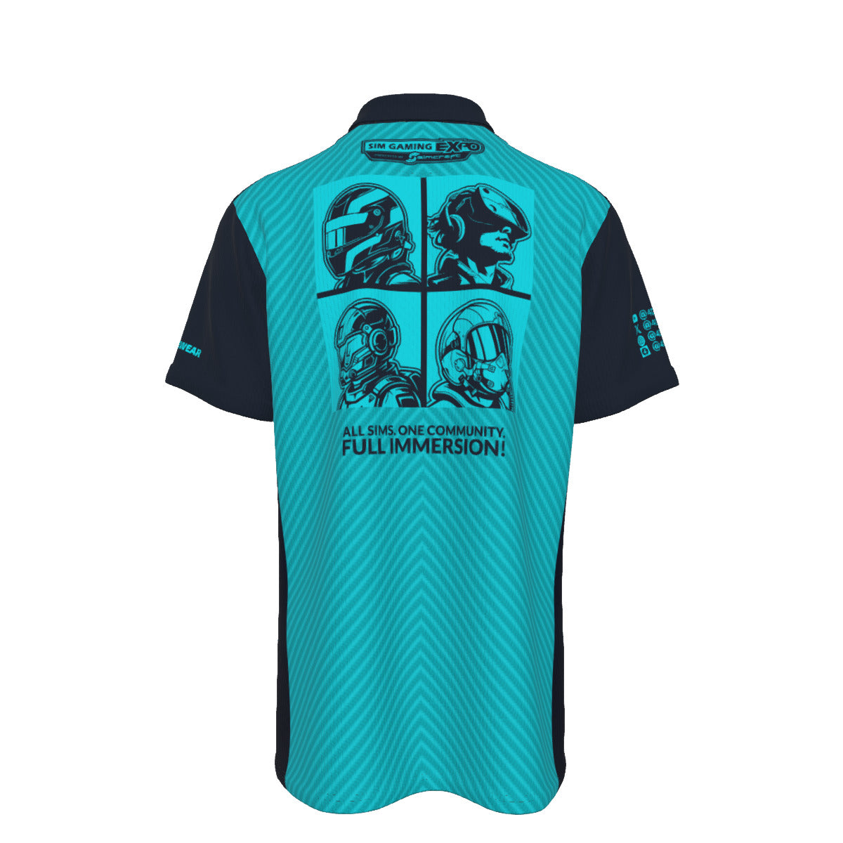 4D / Sim Gaming Expo Polo Shirt  Birdseye