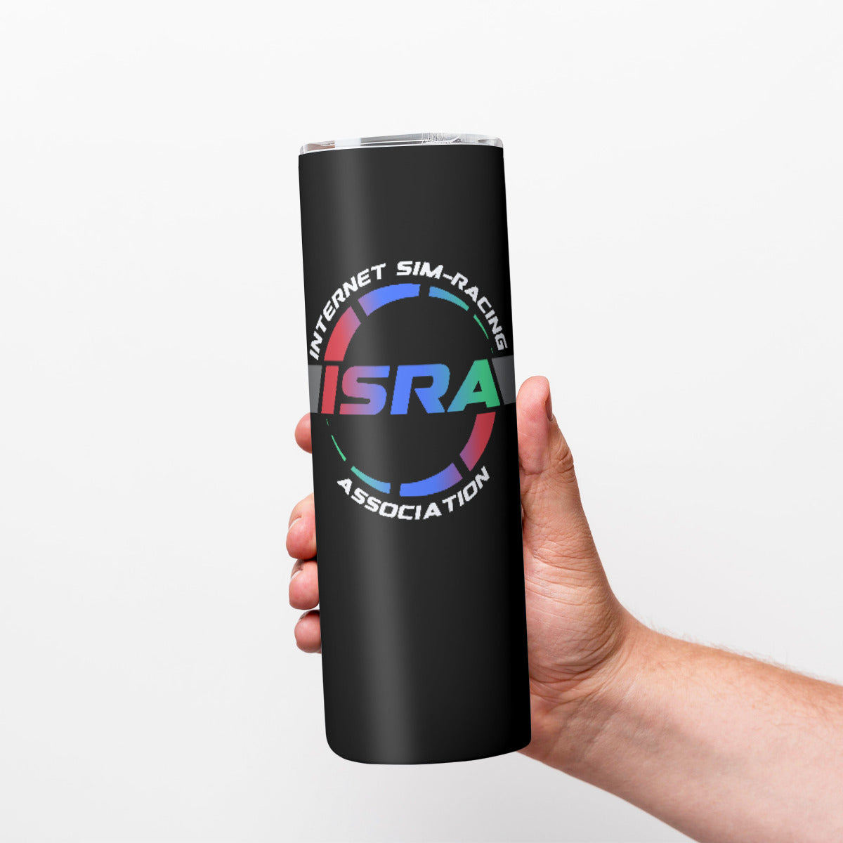 ISRA 20OZ Straight Cup With Sliding Lid - Black
