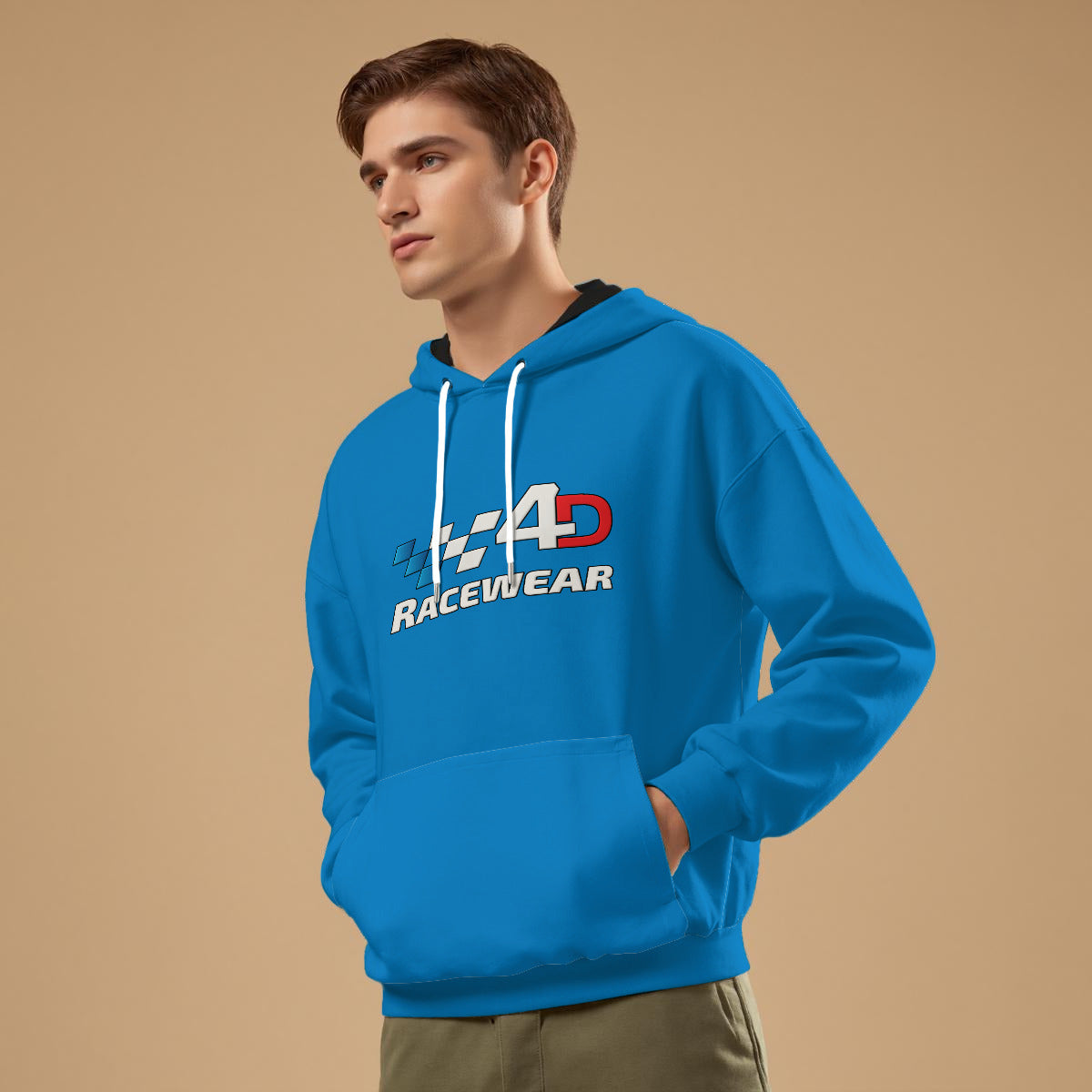 4D Racewear Pullover Hoodie - 100% Cotton 9oz