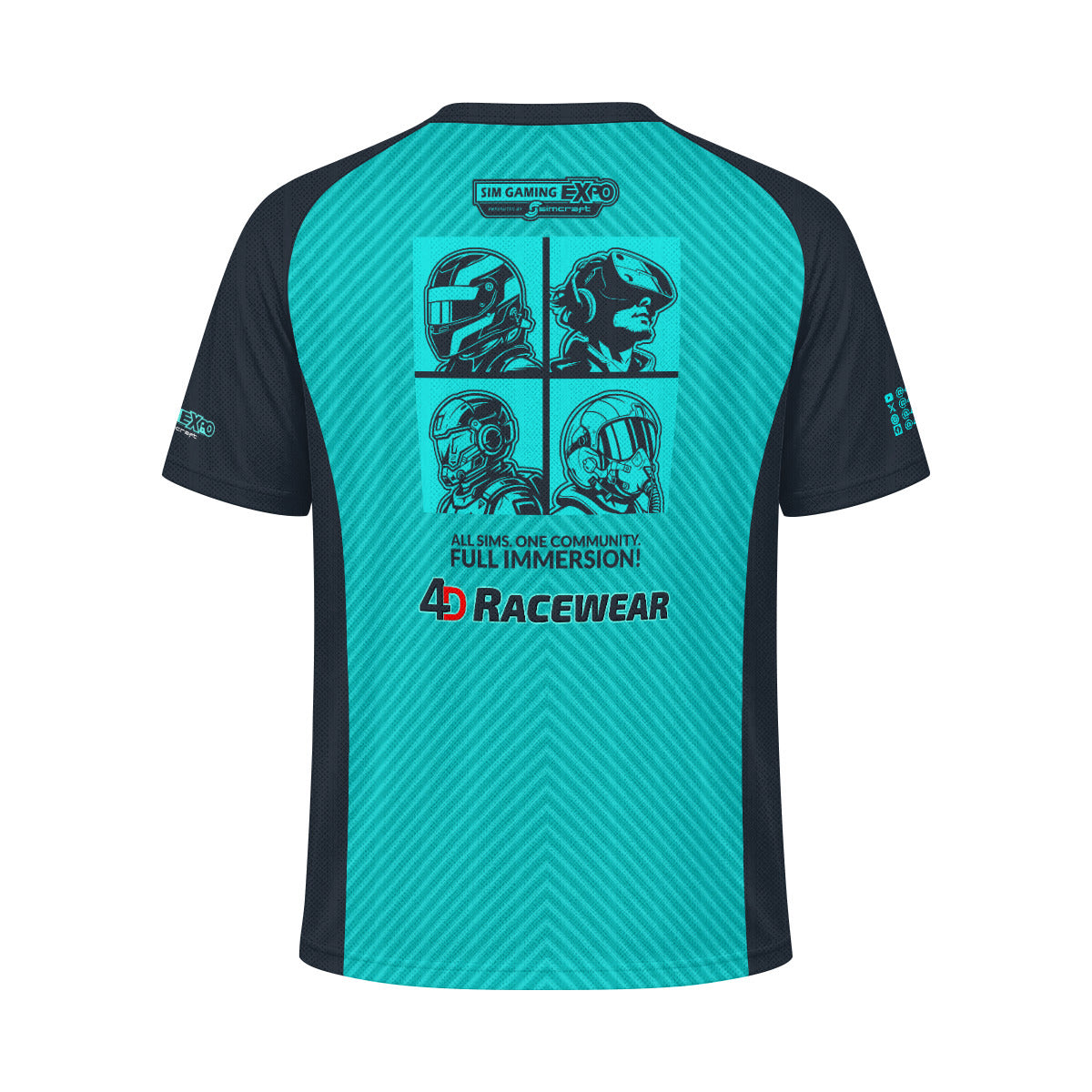 4D Racewear / Sim Gaming Expo Jacquard Mesh Sports Jersey