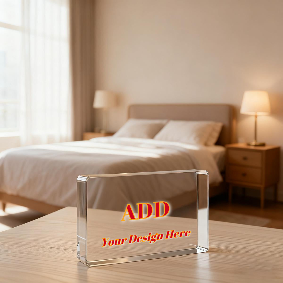 Trophy  Acrylic Plaque  Horizontal Award  7:5in