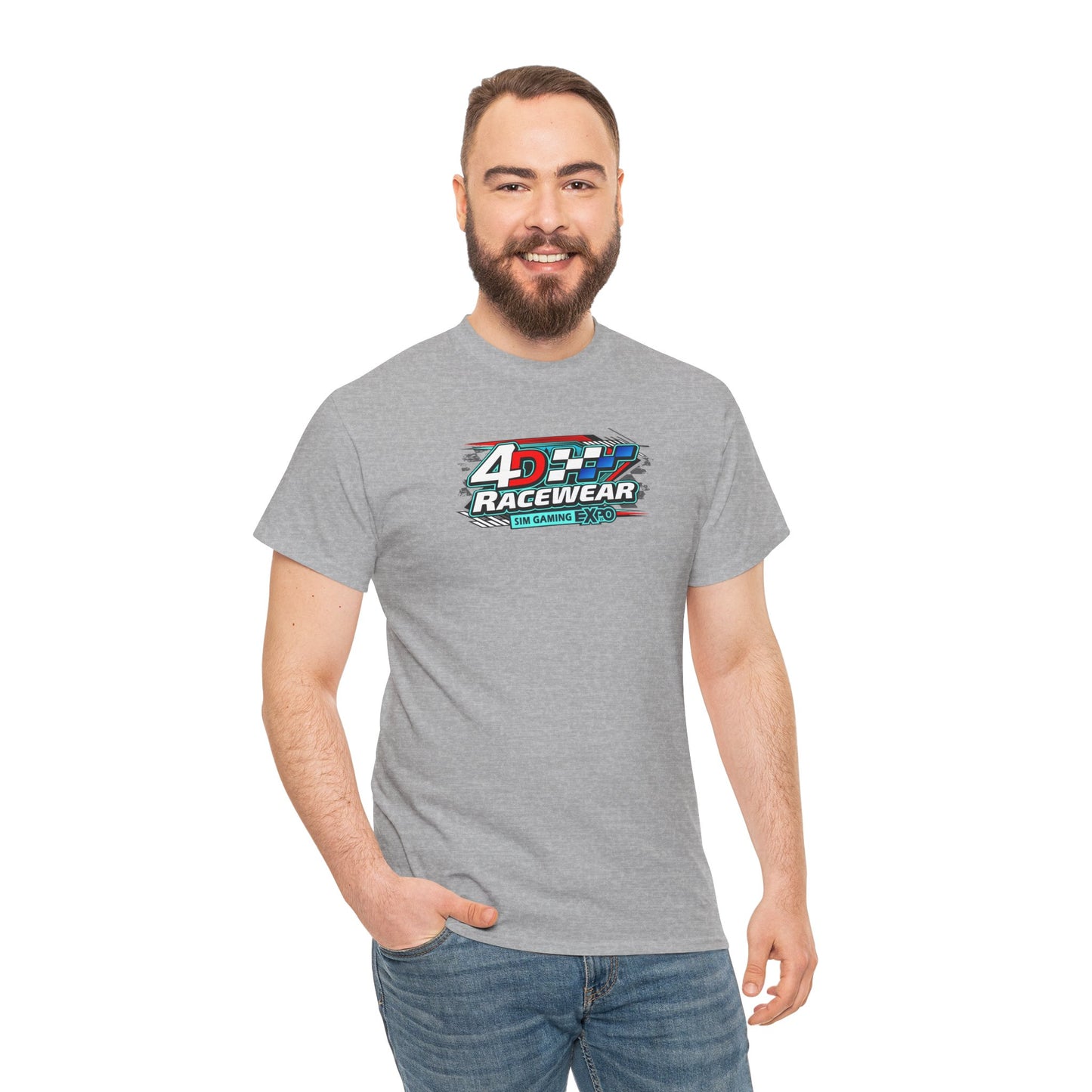 Unisex Heavy Cotton Race Tee, Racing Shirt, Motorsport Apparel, Gift for Car Lovers, Racing Event Outfit, Birthday Gift
