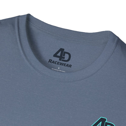 Racing Graphic Tee, Unisex Softstyle T-Shirt for Car Enthusiasts, Casual Wear, Gift for Racing Fans, Automotive Apparel