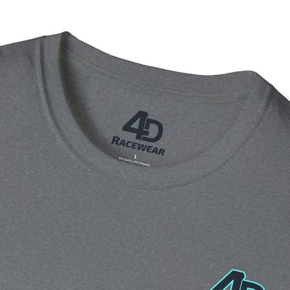 Racing Graphic Tee, Unisex Softstyle T-Shirt for Car Enthusiasts, Casual Wear, Gift for Racing Fans, Automotive Apparel