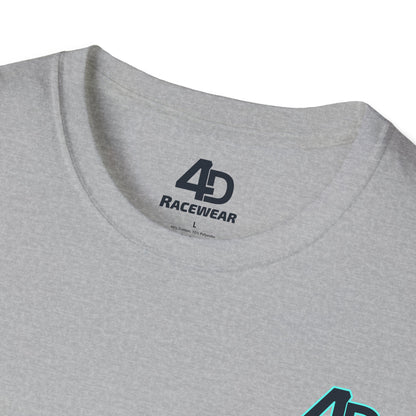 Racing Graphic Tee, Unisex Softstyle T-Shirt for Car Enthusiasts, Casual Wear, Gift for Racing Fans, Automotive Apparel