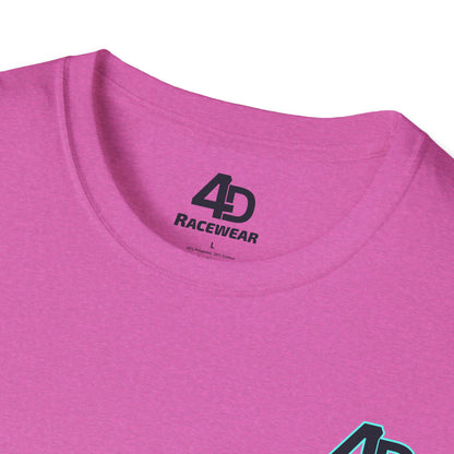 Racing Graphic Tee, Unisex Softstyle T-Shirt for Car Enthusiasts, Casual Wear, Gift for Racing Fans, Automotive Apparel