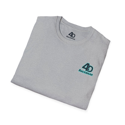 Racing Graphic Tee, Unisex Softstyle T-Shirt for Car Enthusiasts, Casual Wear, Gift for Racing Fans, Automotive Apparel