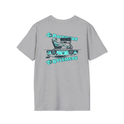 Racing Graphic Tee, Unisex Softstyle T-Shirt for Car Enthusiasts, Casual Wear, Gift for Racing Fans, Automotive Apparel
