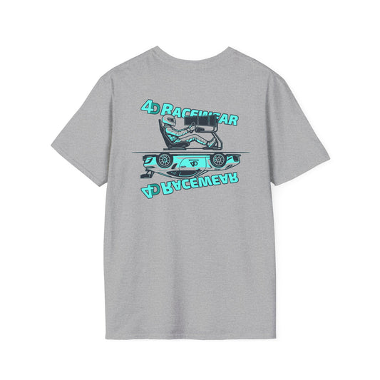Racing Graphic Tee, Unisex Softstyle T-Shirt for Car Enthusiasts, Casual Wear, Gift for Racing Fans, Automotive Apparel