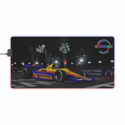 ISRA Custom Screenshot LED Gaming Mouse Pad