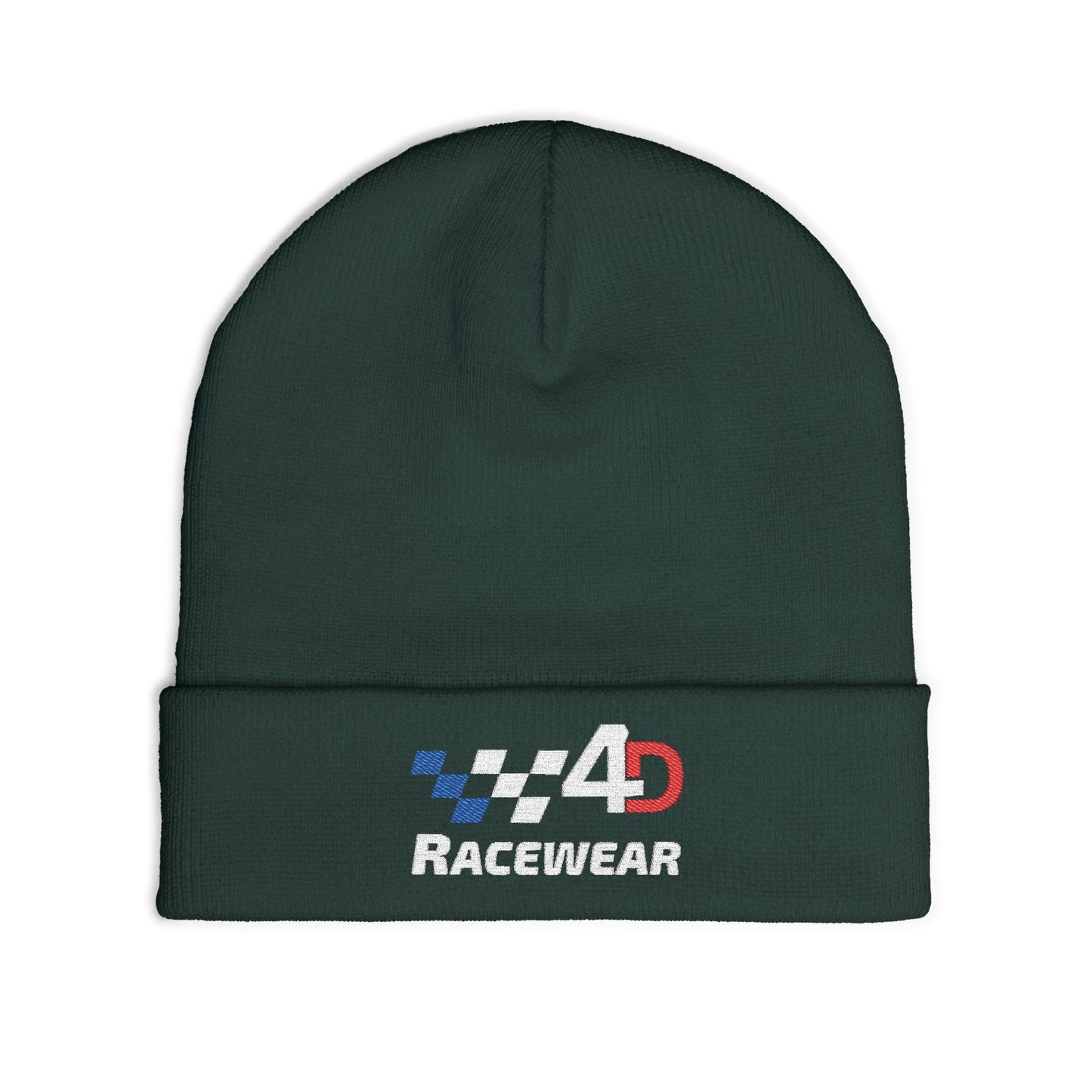 Embroidered Knit Beanie for Race Enthusiasts, Cozy Winter Hat, Personalized Gift, Sports Headwear, Casual Style