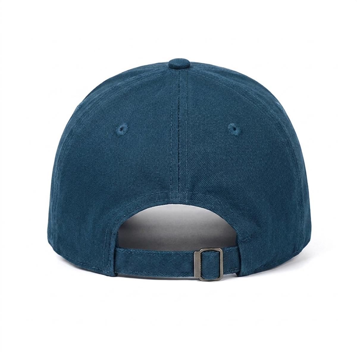 ISRA Embroidered Soft-Crown Flat Cap