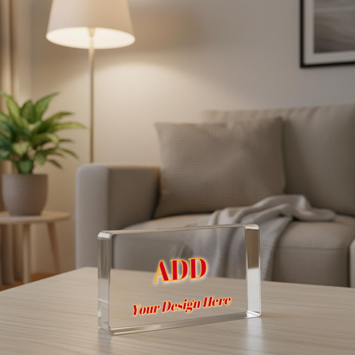 Trophy   Acrylic Plaque   Horizontal Award  5:3in