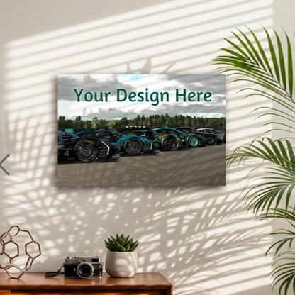 Canvas Wall Art (No Frame) 3:2 format  Racing Livery Artwork  Automotive Art