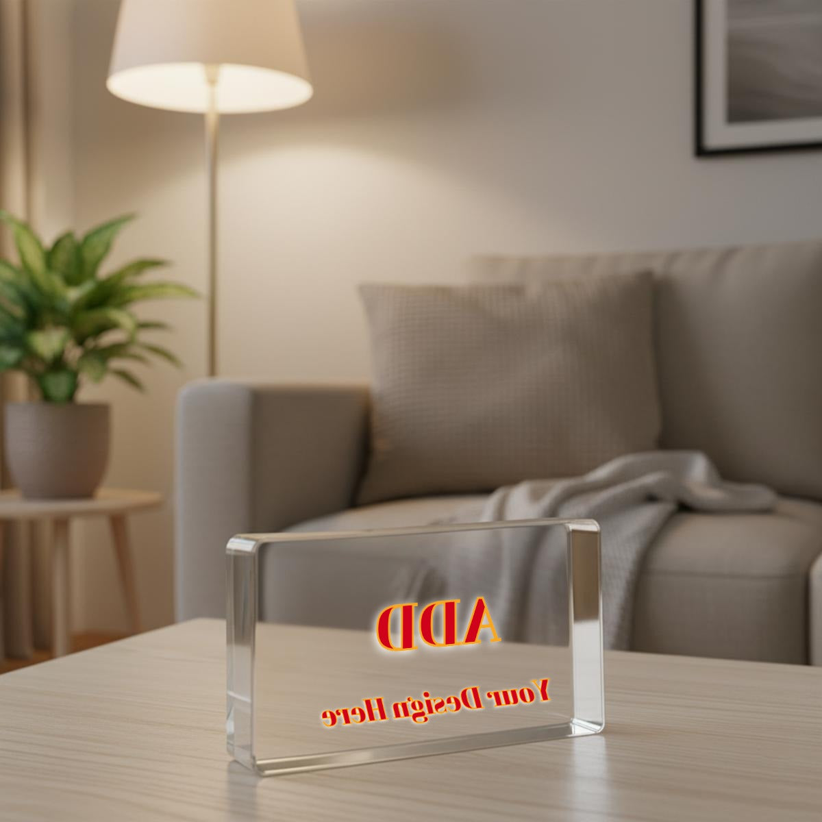 Trophy   Acrylic Plaque   Horizontal Award  5:3in