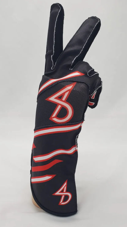 Dakota – Sim Racing Glove – Kart Racing Glove (Black / Red)